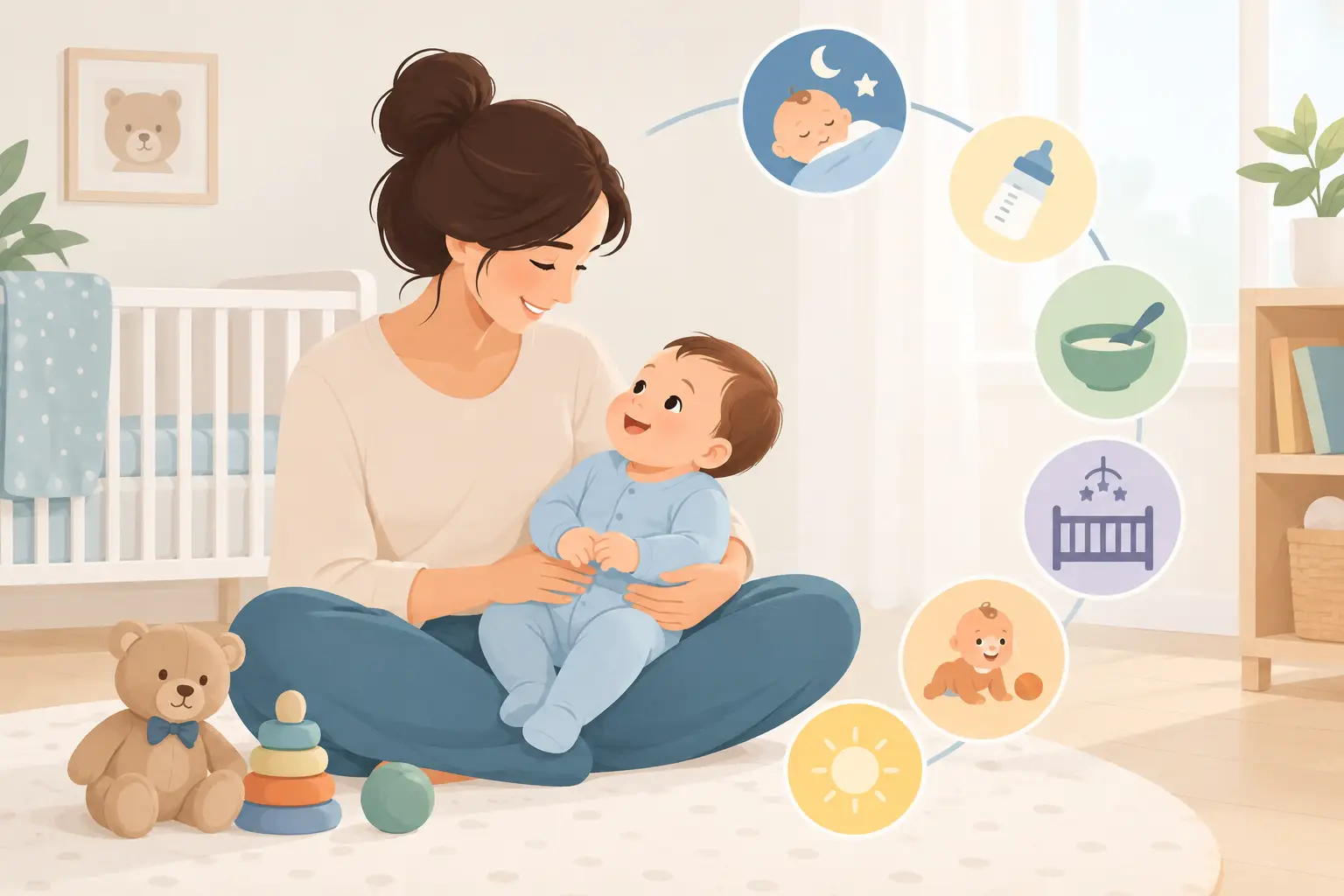 Bebeklerde Günlük Rutin Oluşturma Nasıl Başlar?